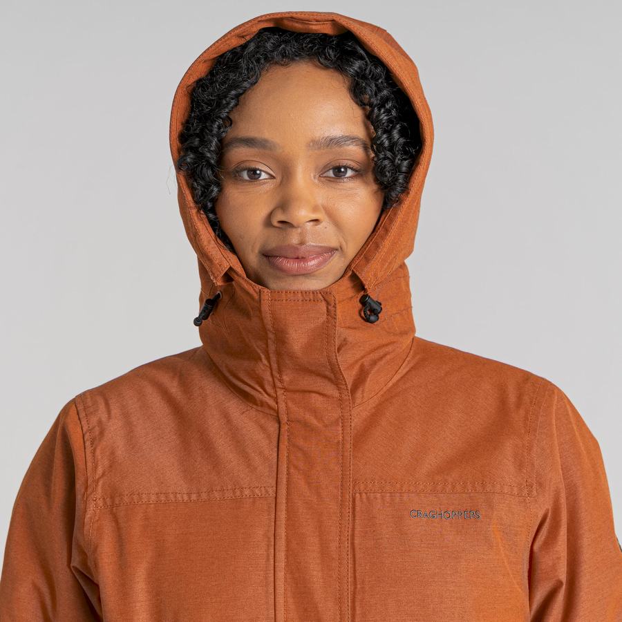 Brown Craghoppers Shayla Insulated Women's Jackets | DHJ8788UM