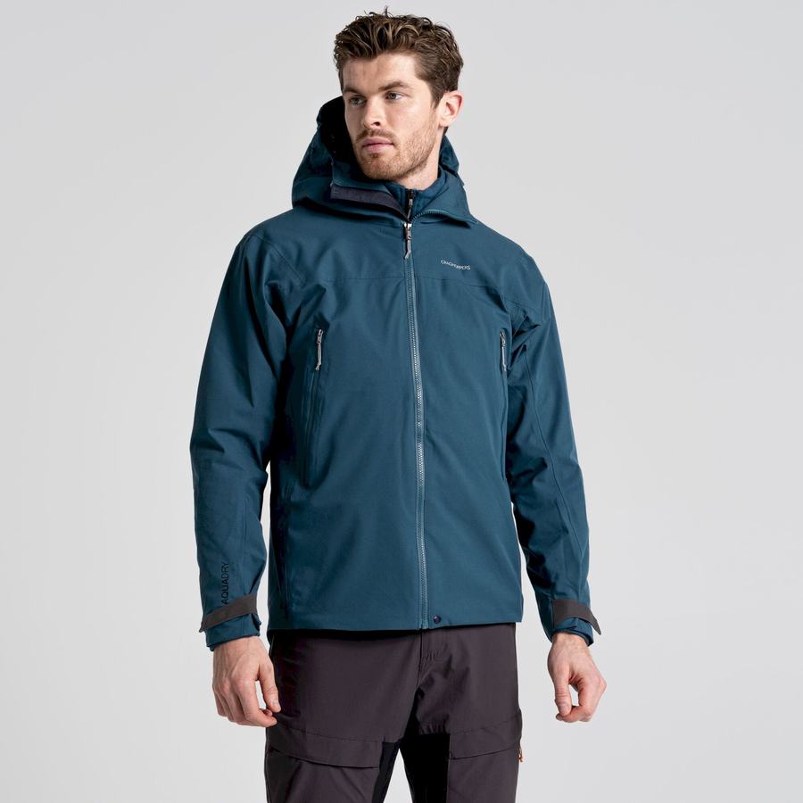 Dark Blue Craghoppers Dynamic Pro Men's Jackets | ZWM8333IJ