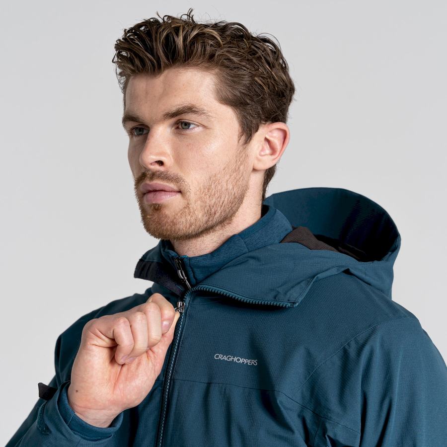 Dark Blue Craghoppers Dynamic Pro Men's Jackets | ZWM8333IJ