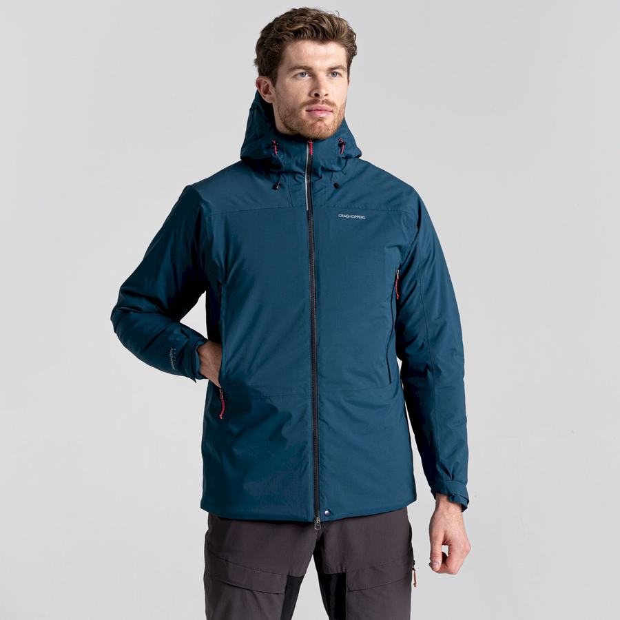 Dark Blue Craghoppers Gryffin Thermic Men's Jackets | QEA1275DP