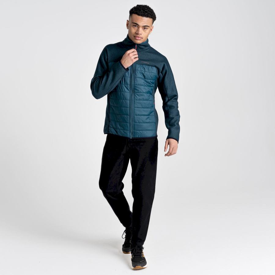 Dark Blue Craghoppers Kennett Hybrid Men's Jackets | STX4761EO