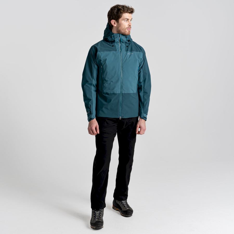 Dark Green Craghoppers Waterproof Gryffin Men's Jackets | XWP8664IB