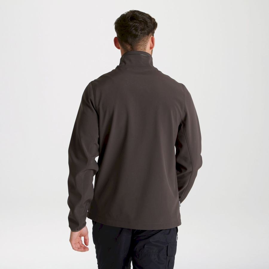 Dark Grey Craghoppers Expert Basecamp Softshell Men's Jackets | RCM1258DO