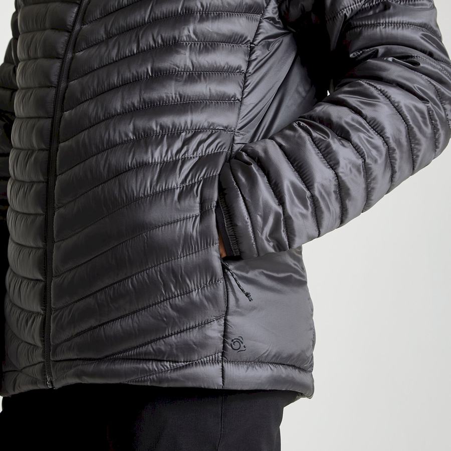 Dark Grey Craghoppers Expert Expolite Thermal Men's Jackets | ZIS1972XX