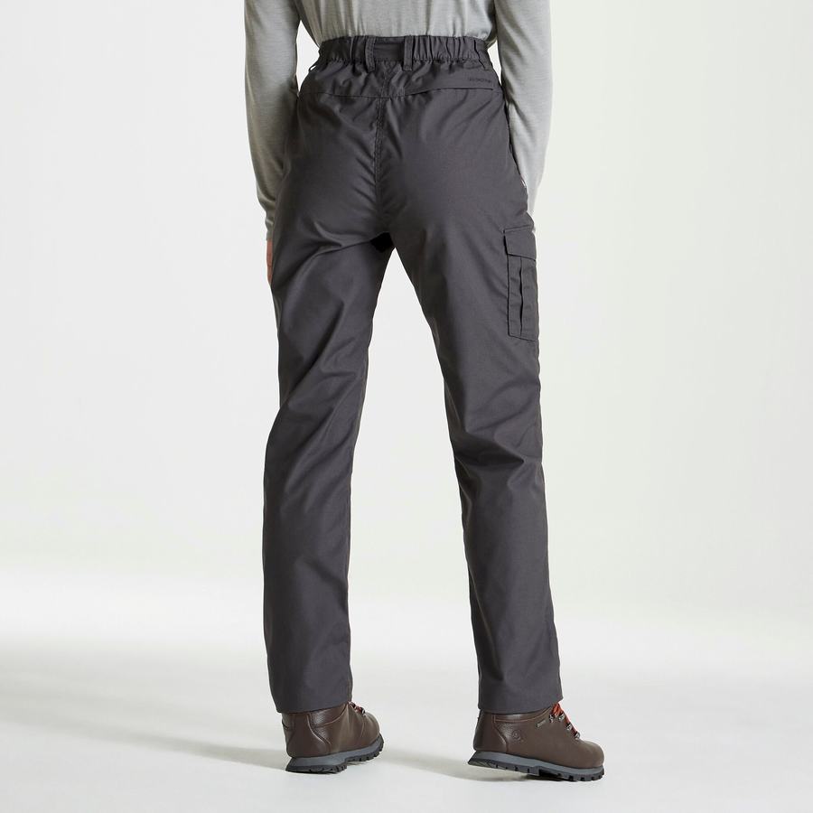 Dark Grey Craghoppers Expert Kiwi Women's Trousers | YJO9563FS