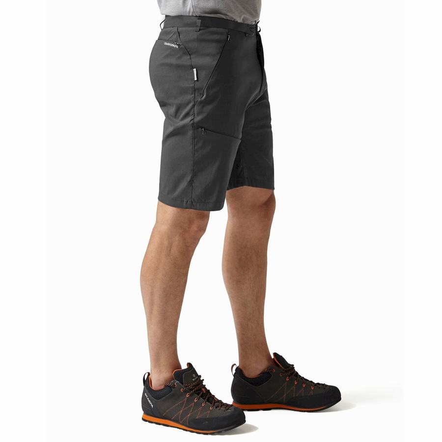 Dark Grey Craghoppers Kiwi Pro Men's Shorts | AVT637JZ