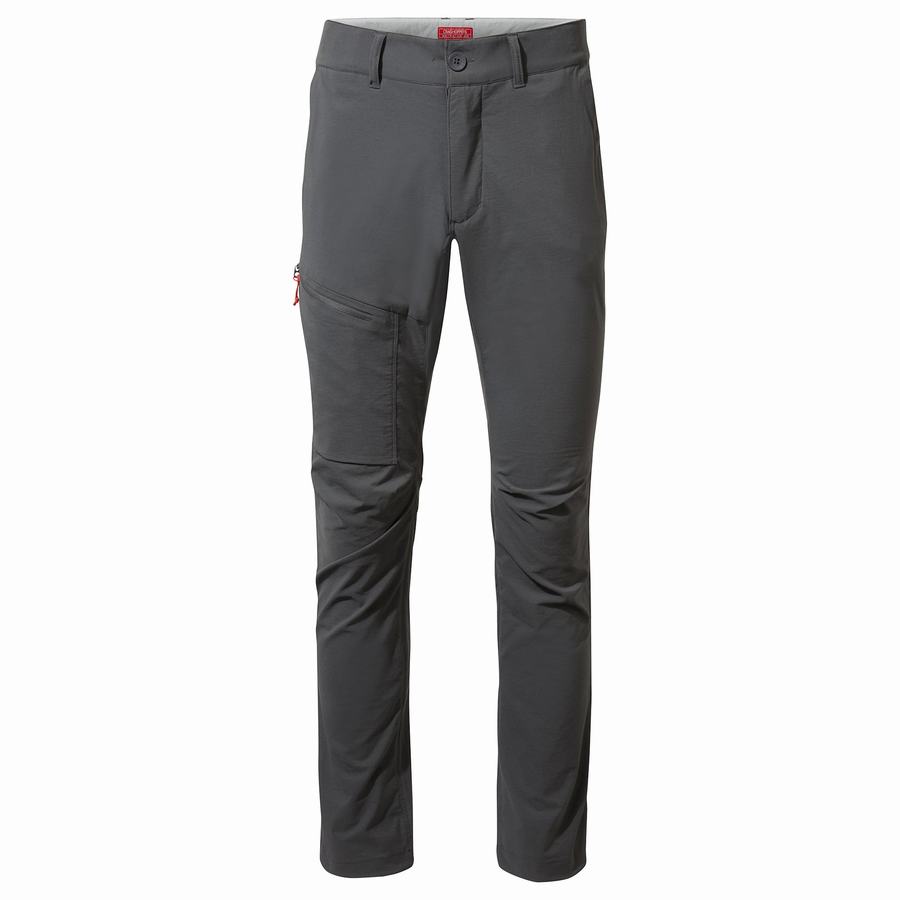 Dark Grey Craghoppers NosiLife Pro Active Men's Trousers | CGA5225XZ