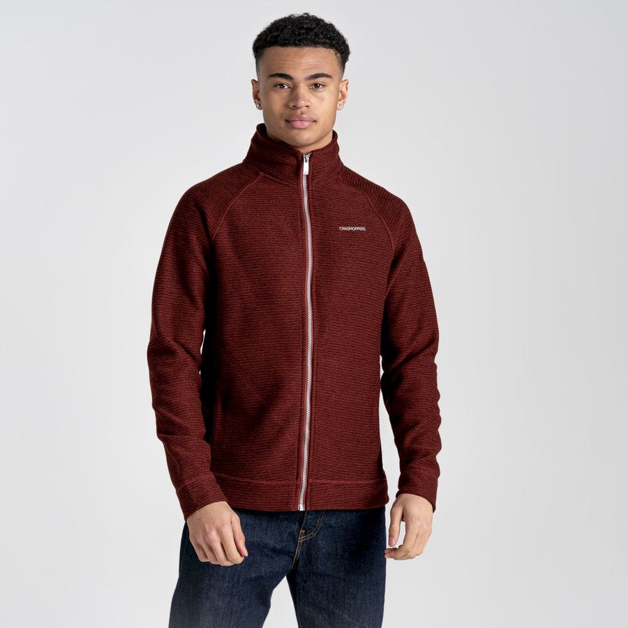 Dark Red Craghoppers Elton Men's Jackets | DZC282US