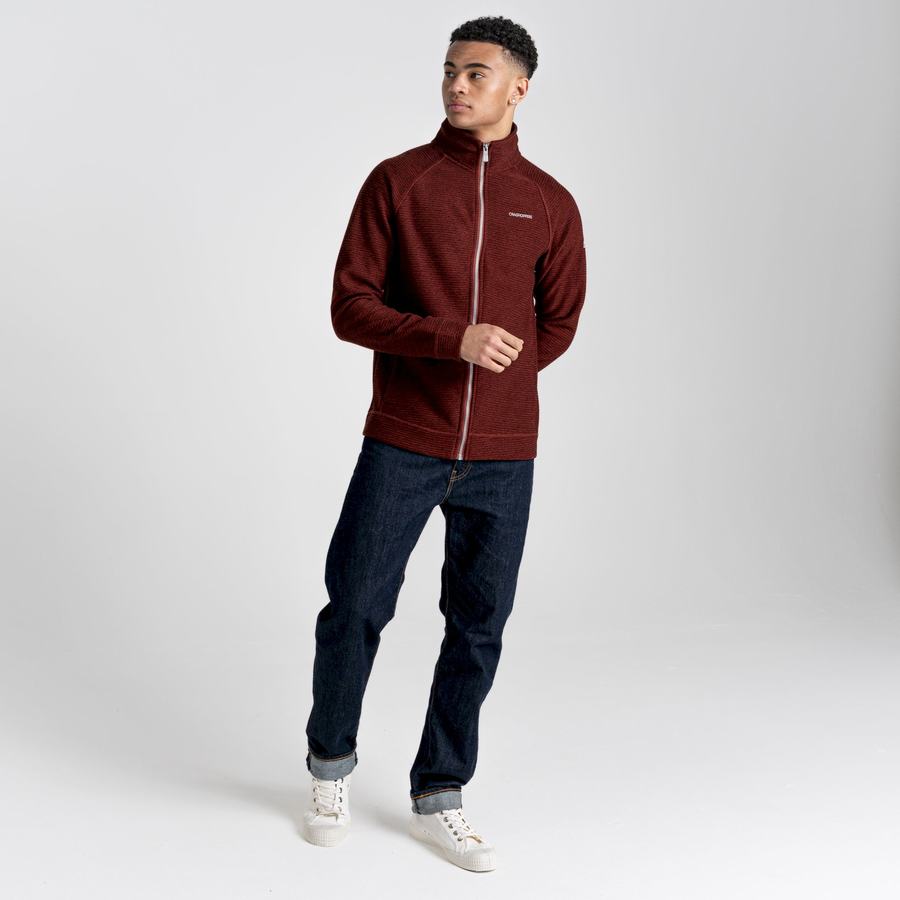 Dark Red Craghoppers Elton Men's Jackets | DZC282US