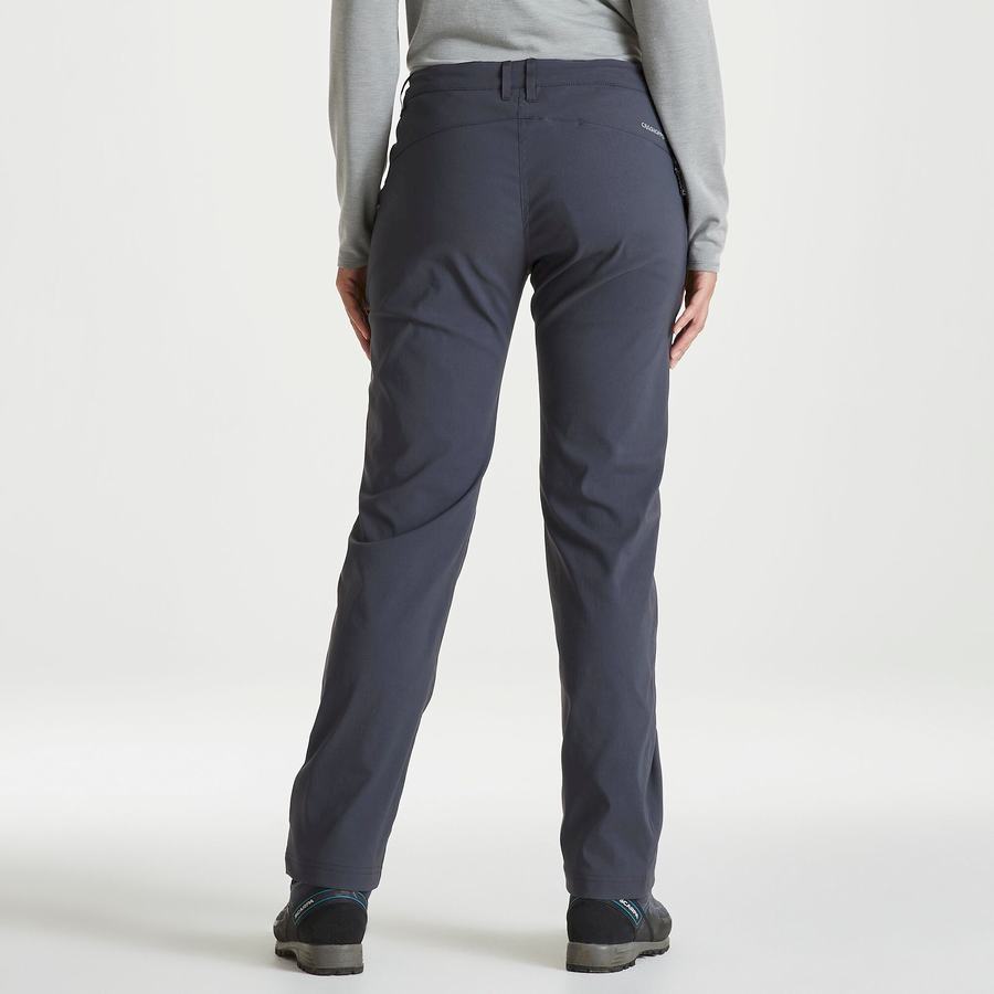 Deep Grey Craghoppers Kiwi Pro II Winter Lined Women's Trousers | SVZ1429LE