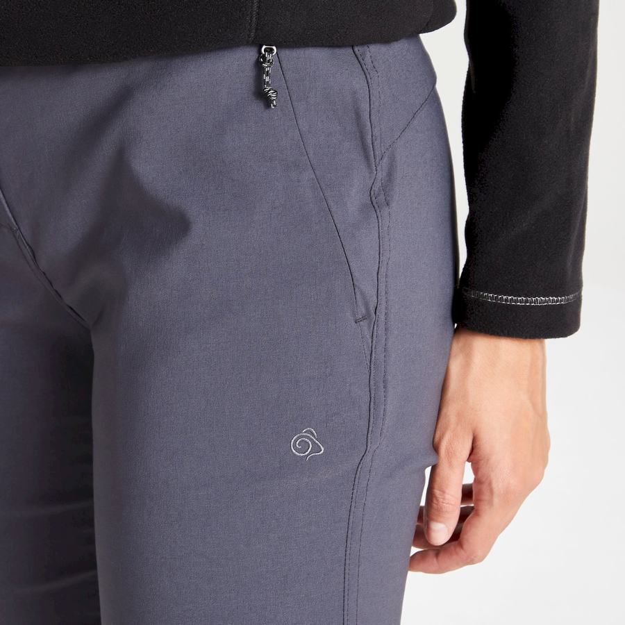 Deep Grey Craghoppers Kiwi Pro II Women's Trousers | NPQ261YQ