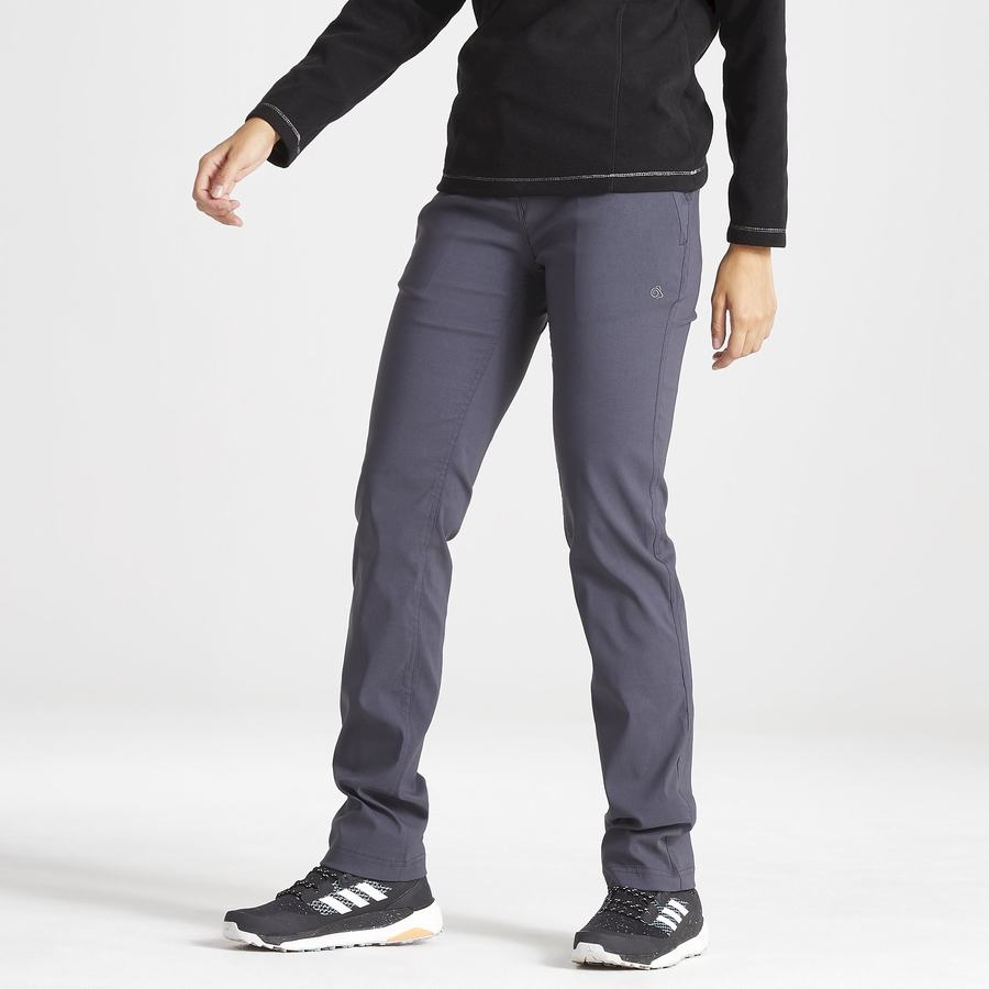 Deep Grey Craghoppers Kiwi Pro II Women's Trousers | NPQ261YQ