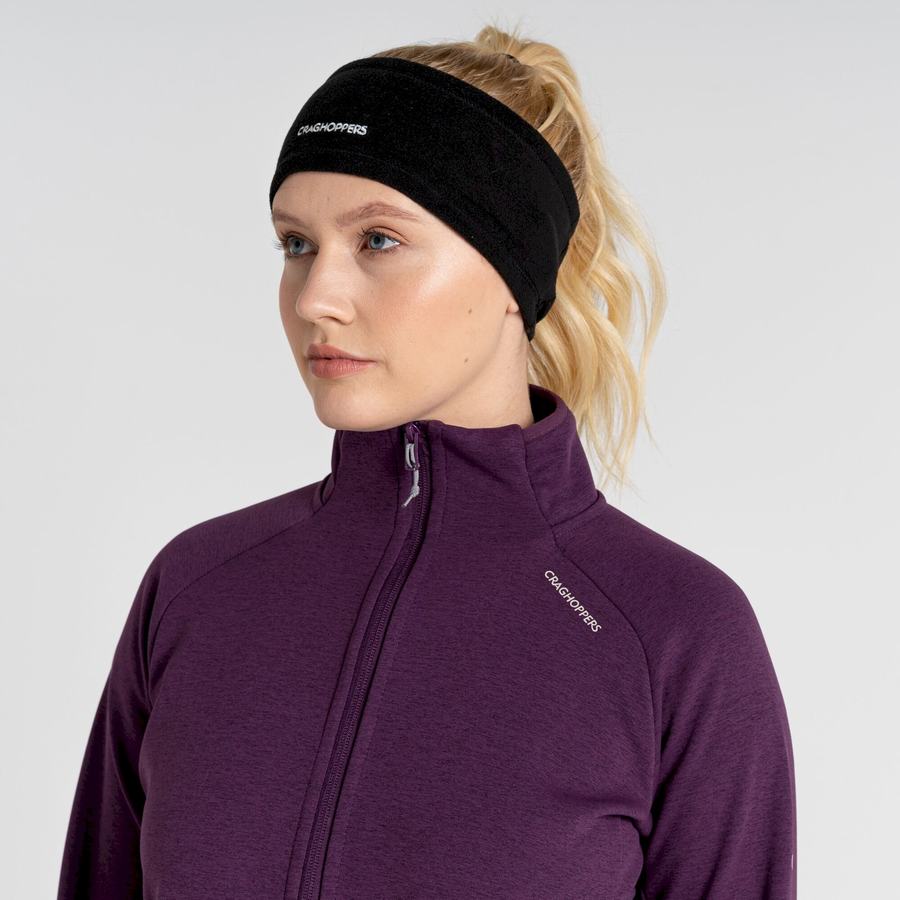 Deep Purple Craghoppers Dynamic Pro Half Zip Women's Sweaters | QCU7726YA