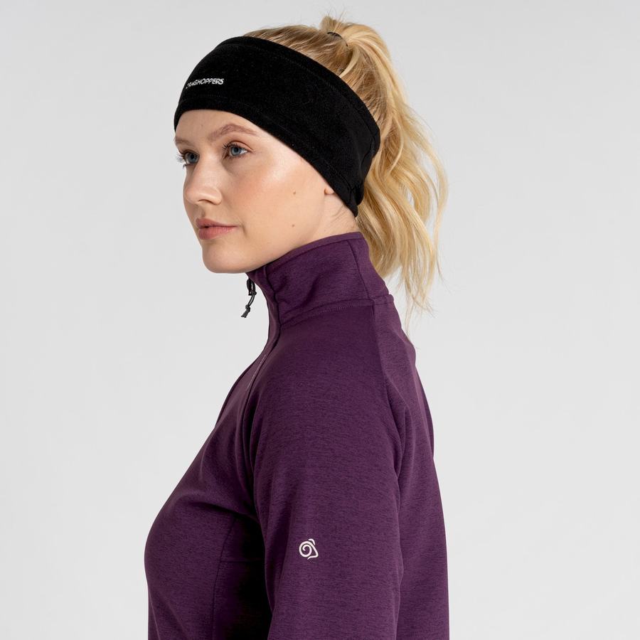 Deep Purple Craghoppers Dynamic Pro Half Zip Women's Sweaters | QCU7726YA