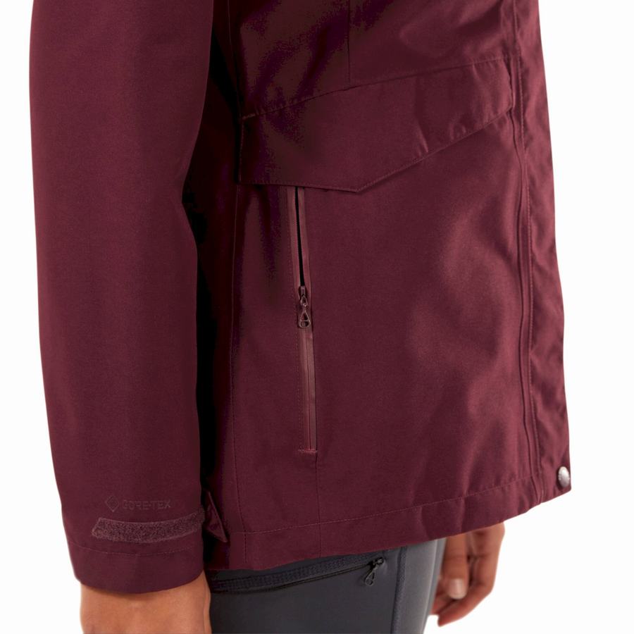 Deep Red Craghoppers Ellis GORE-TEX Women's Jackets | BSJ7553ZL