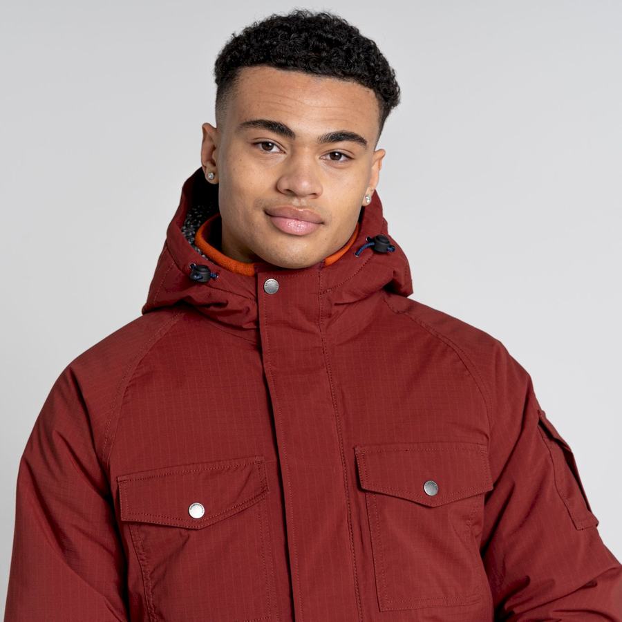 Deep Red Craghoppers Waverley Thermic Women's Jackets | JHT514NI