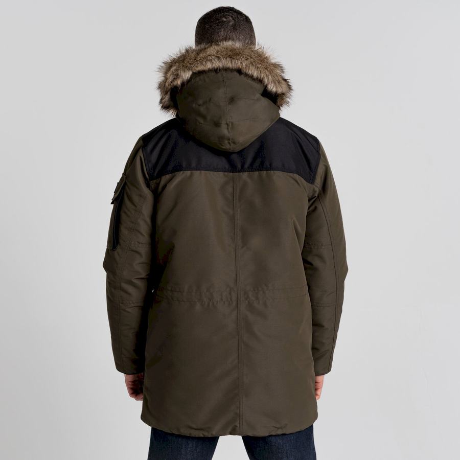 Green Black Craghoppers Bishorn II Insulated Men's Jackets | TYO3558SF