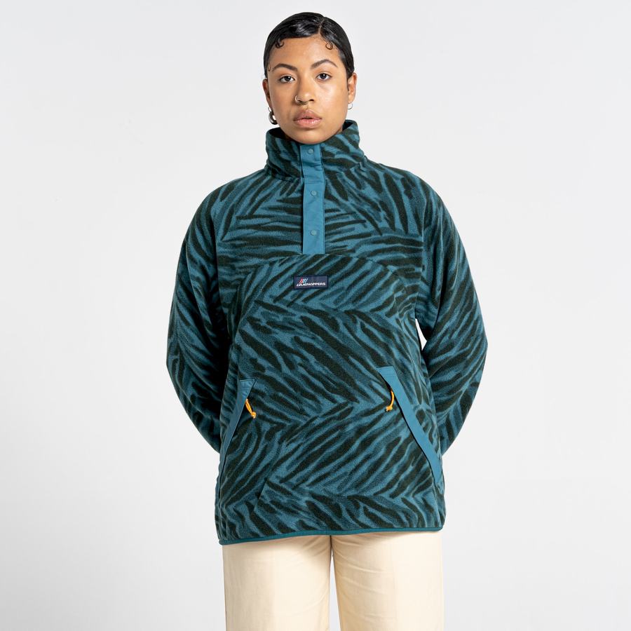 Green Craghoppers Acanto Overhead Women's Sweaters | UQT6513NW