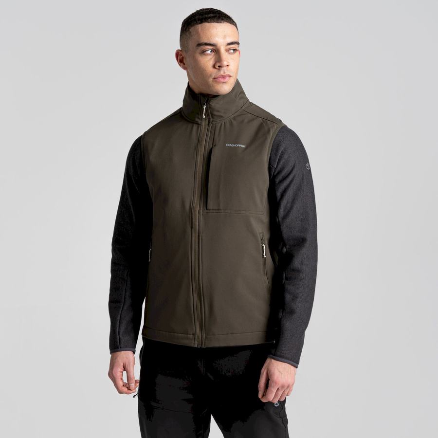 Green Craghoppers Altis Vest Men's Gilets | ILP2239VO