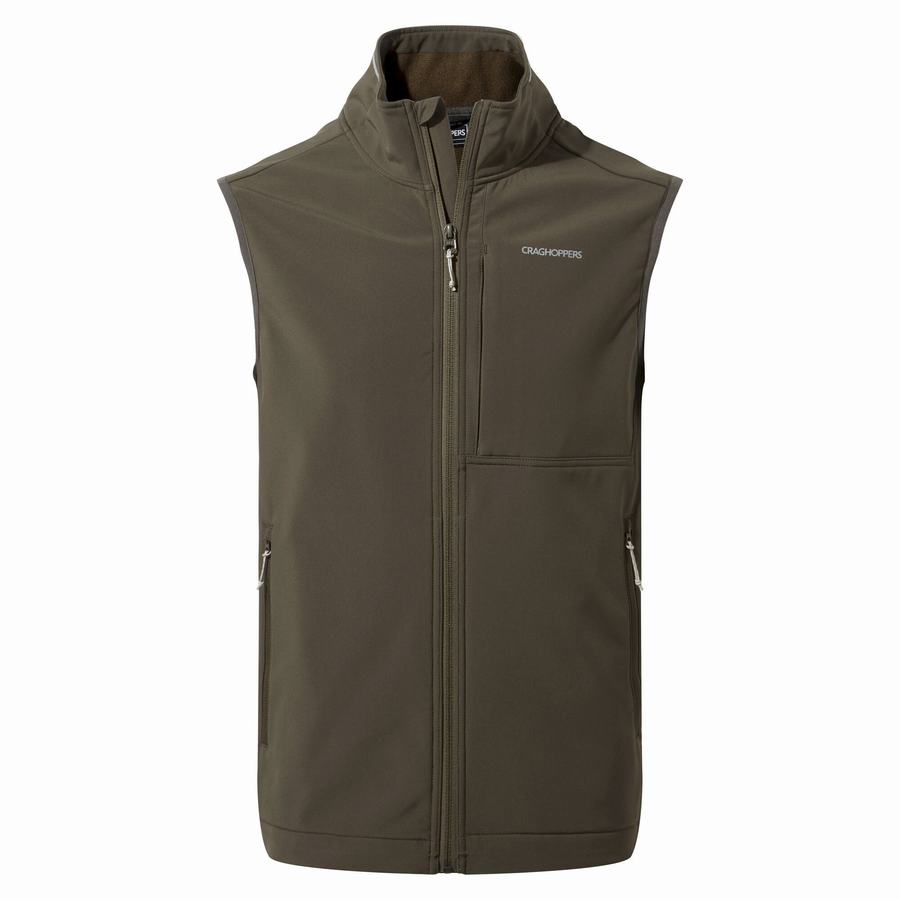 Green Craghoppers Altis Vest Men's Gilets | ILP2239VO