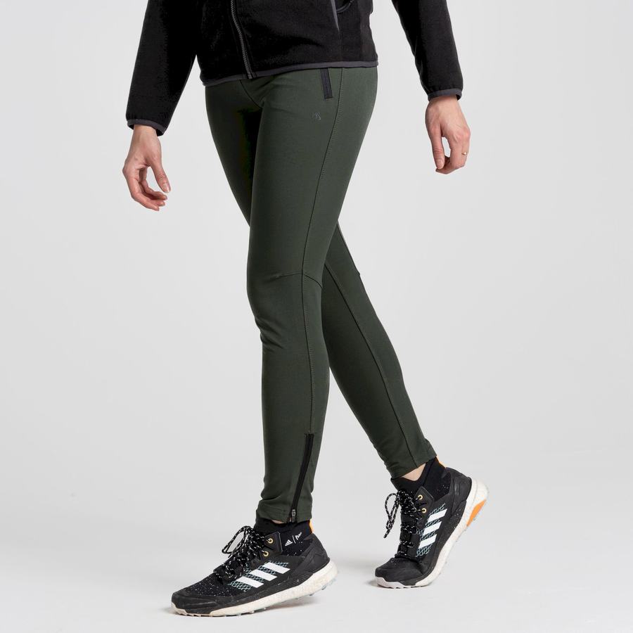 Green Craghoppers Expedition Women's Leggings | PCO3071NV