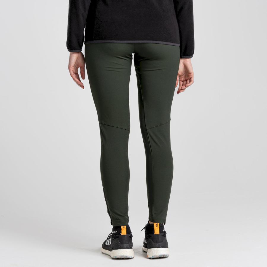 Green Craghoppers Expedition Women's Leggings | PCO3071NV