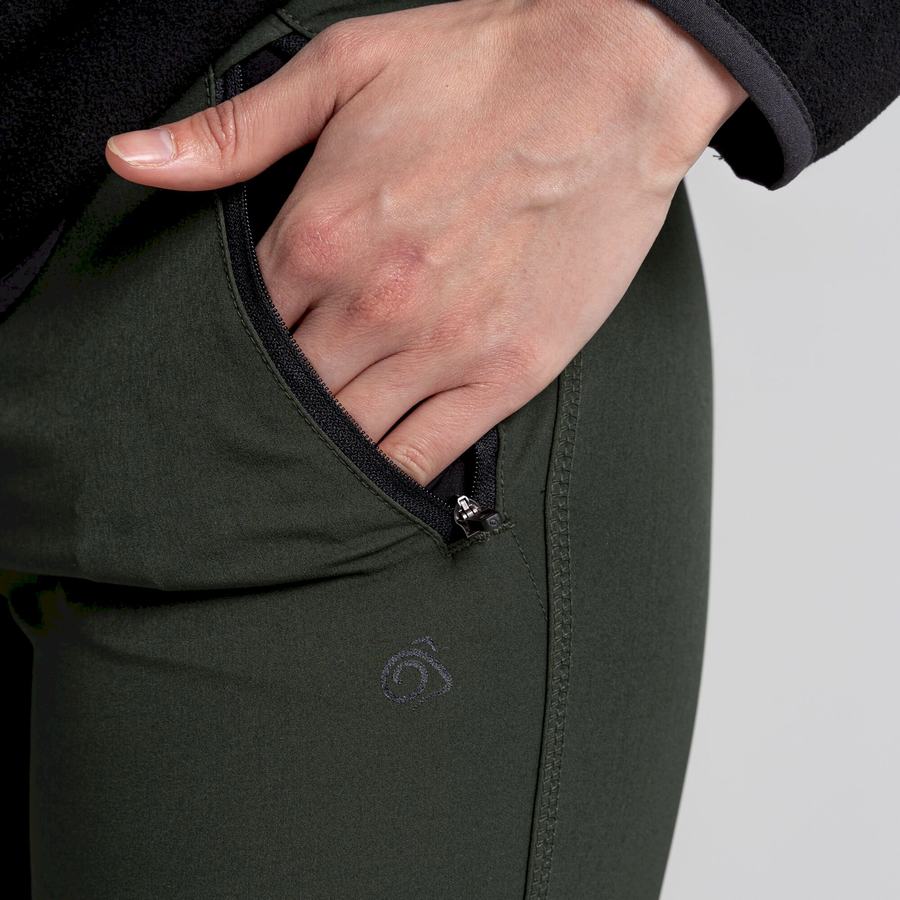 Green Craghoppers Expedition Women's Leggings | PCO3071NV