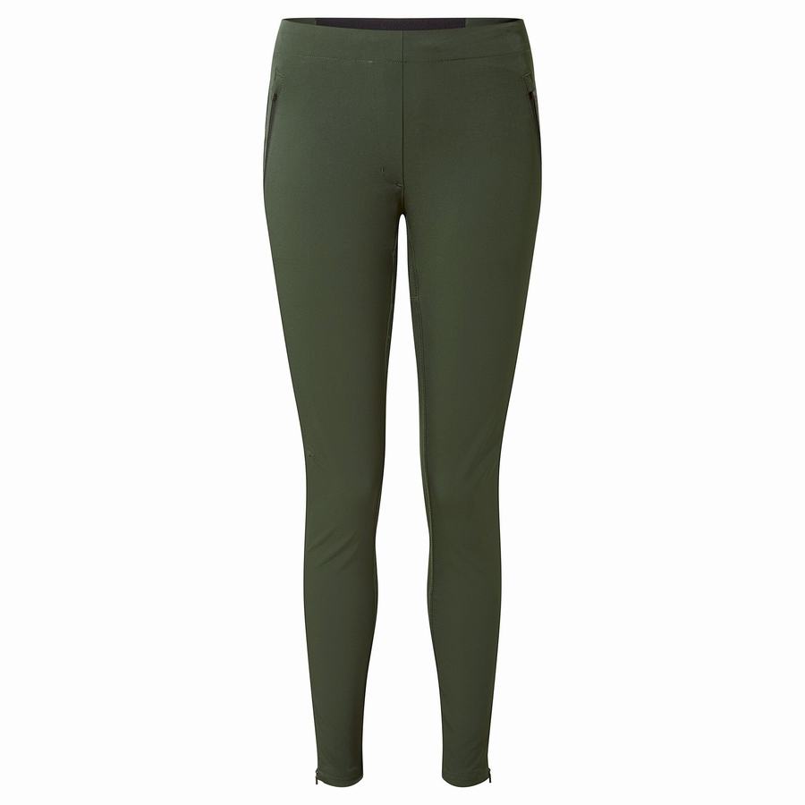 Green Craghoppers Expedition Women's Leggings | PCO3071NV