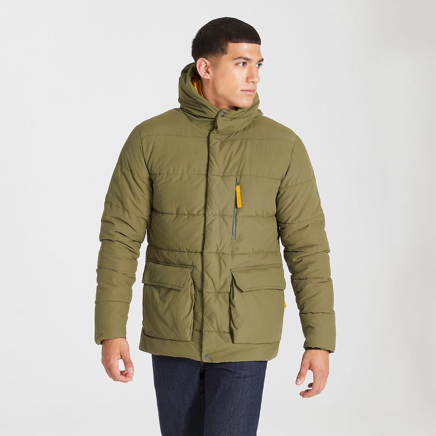 Green Craghoppers Insulated Cromarty Men's Jackets | EYR9855PS