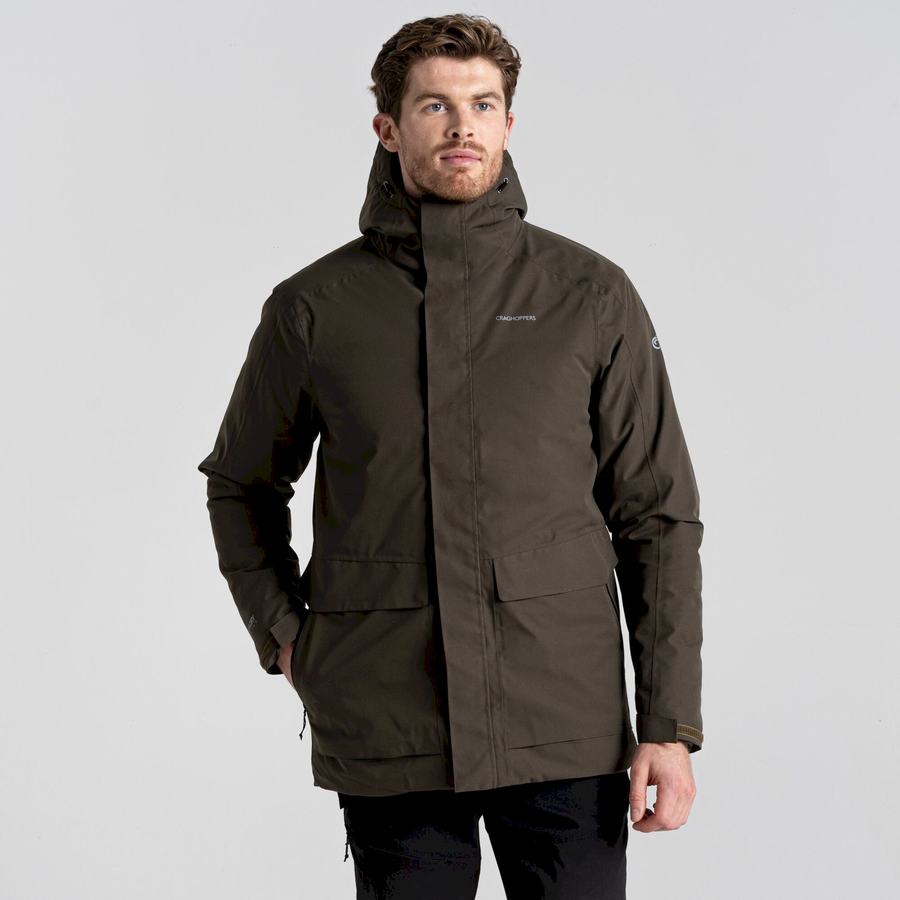 Green Craghoppers Lorton Thermic Men's Jackets | RNN1814ON