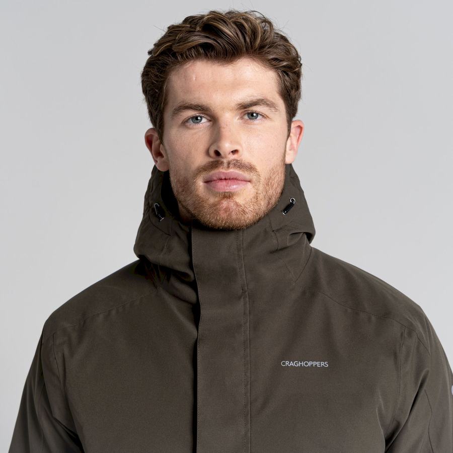 Green Craghoppers Lorton Thermic Men's Jackets | RNN1814ON