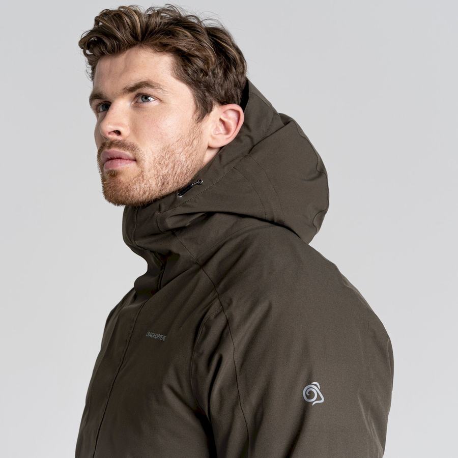 Green Craghoppers Lorton Thermic Men's Jackets | RNN1814ON