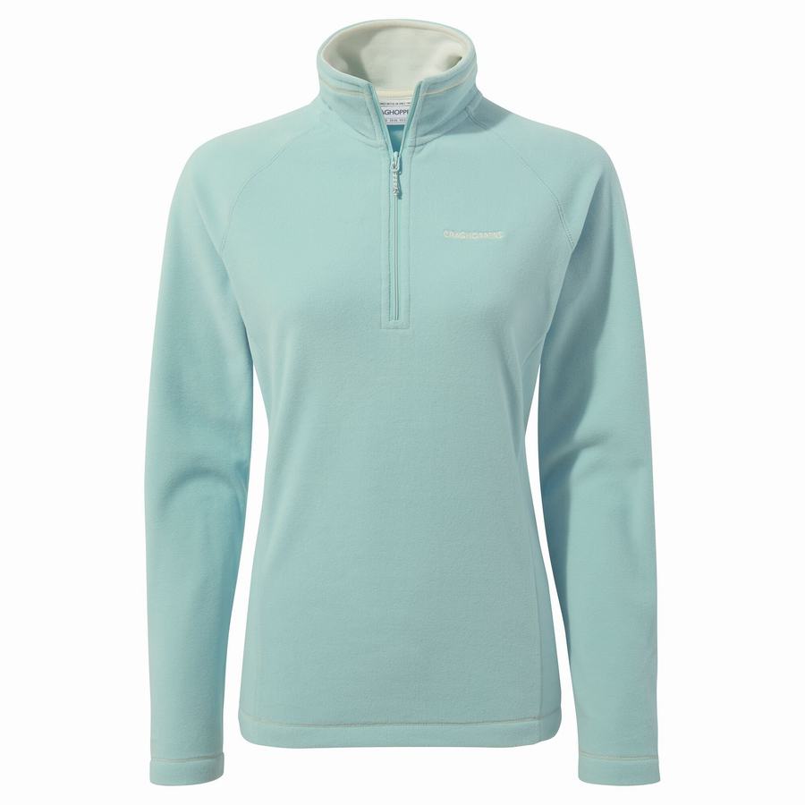 Green Craghoppers Miska Half Zip Women's Sweaters | YPG4460WA