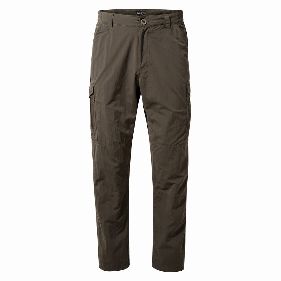 Green Craghoppers NosiLife Cargo II Men's Trousers | EGH926VR