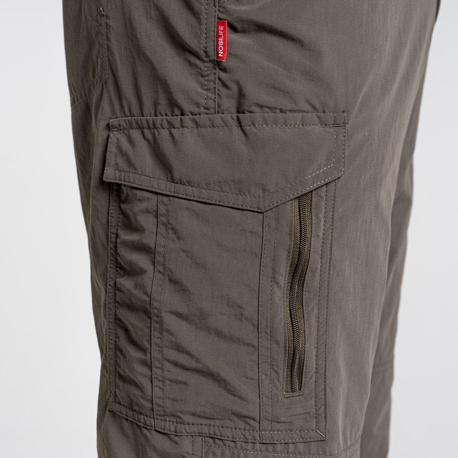 Green Craghoppers NosiLife Cargo II Men's Trousers | EGH926VR