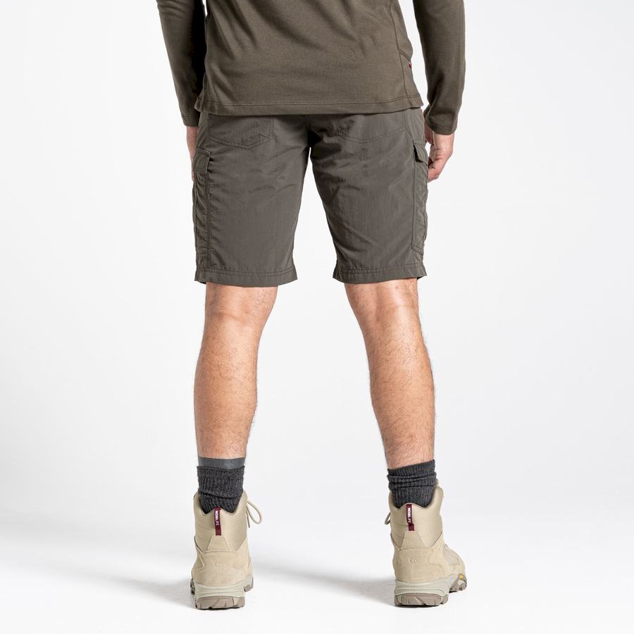 Green Craghoppers NosiLife Cargo II Men's Shorts | MPP4954EN