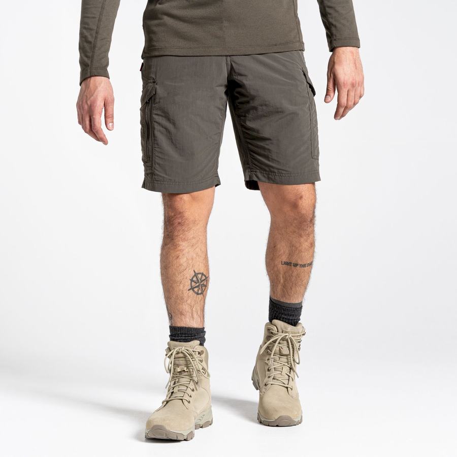 Green Craghoppers NosiLife Cargo II Men\'s Shorts | MPP4954EN