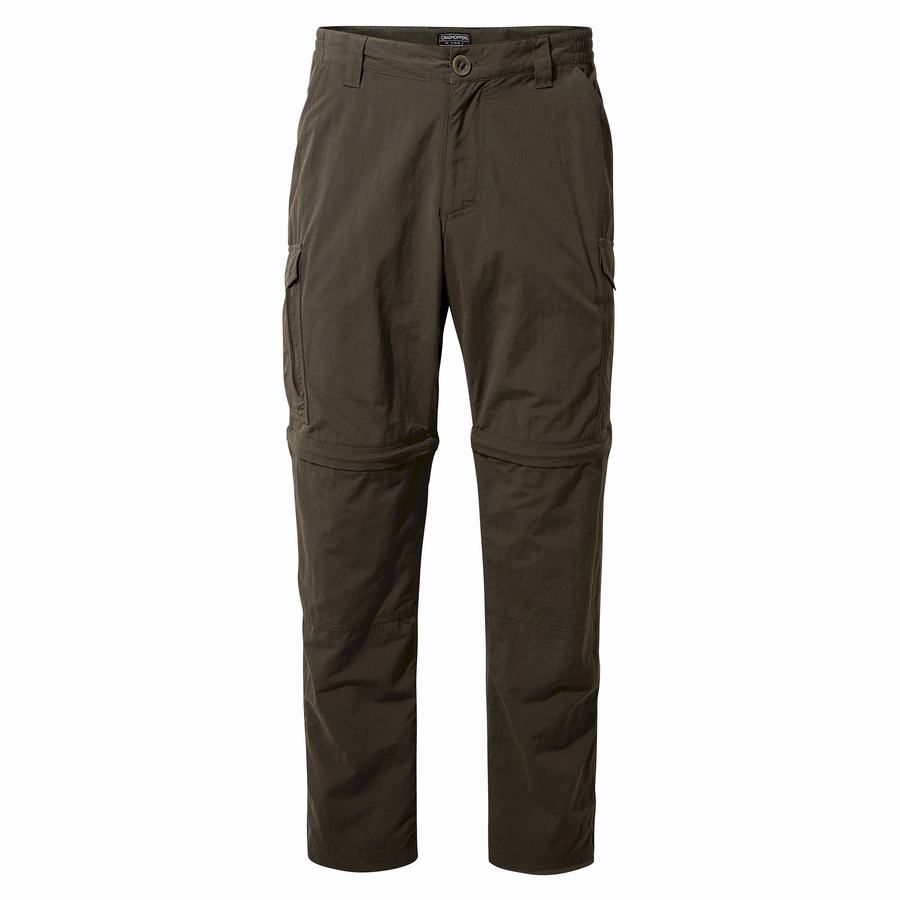 Green Craghoppers NosiLife II Men's Trousers | AWR4443HF