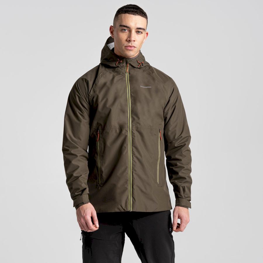 Green Craghoppers Sebastian Men's Jackets | PTK1632XF