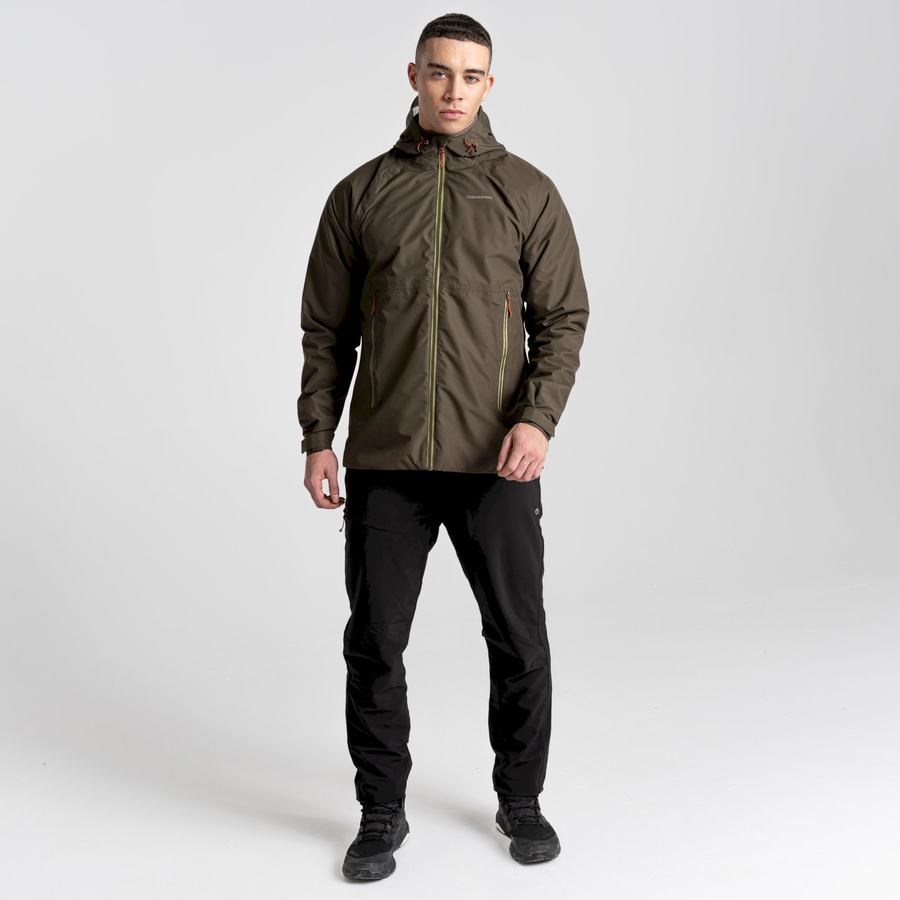 Green Craghoppers Sebastian Men's Jackets | PTK1632XF