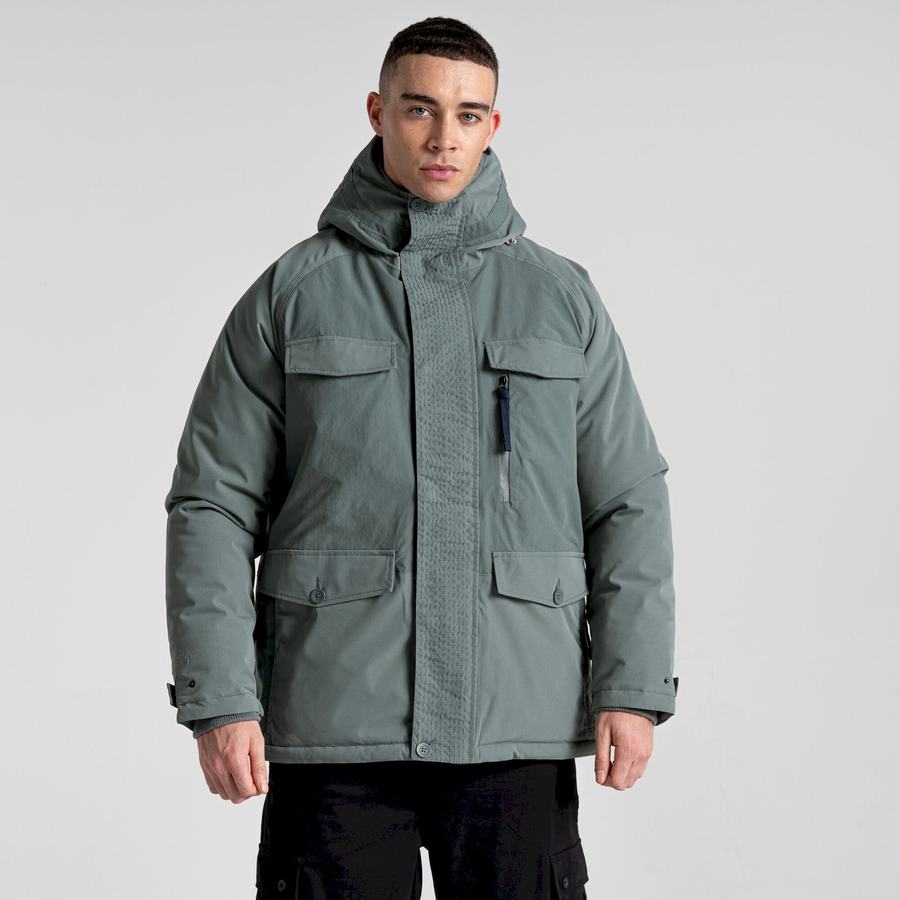 Green Craghoppers Sinclair Insulated Men's Jackets | BEA4174AI