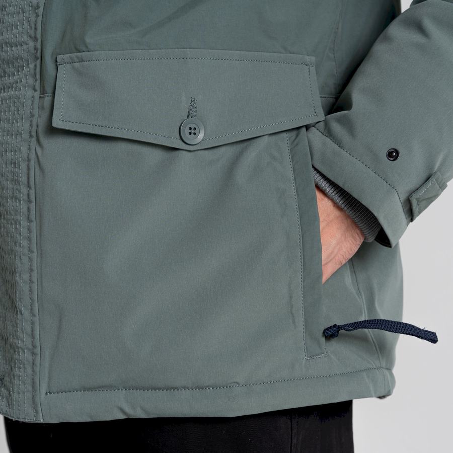 Green Craghoppers Sinclair Insulated Men's Jackets | BEA4174AI