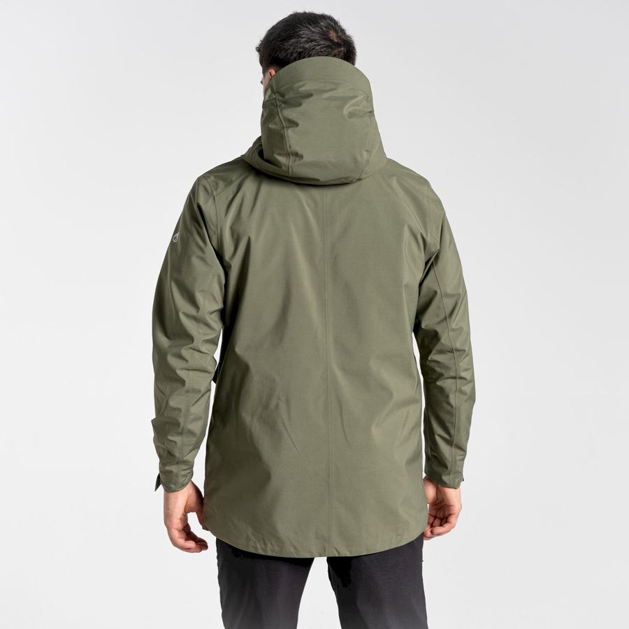 Green Craghoppers Toledo GORE-TEX Men's Jackets | RVV5598YW