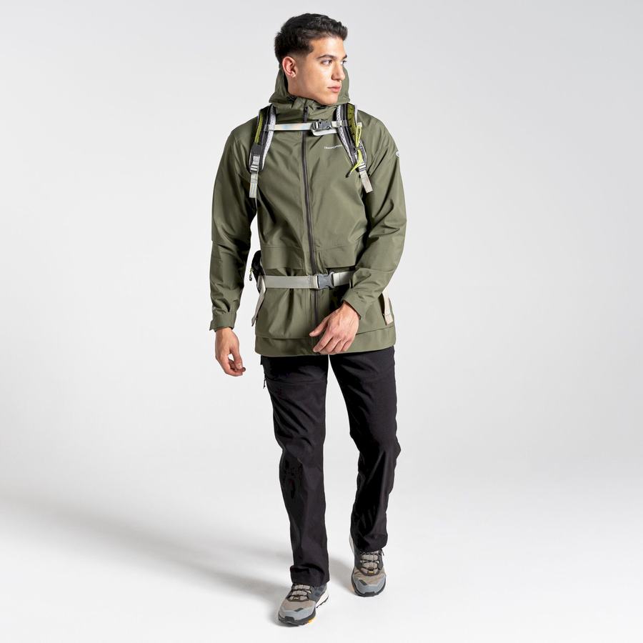 Green Craghoppers Toledo GORE-TEX Men's Jackets | RVV5598YW