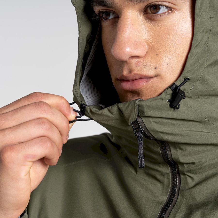 Green Craghoppers Toledo GORE-TEX Men's Jackets | RVV5598YW