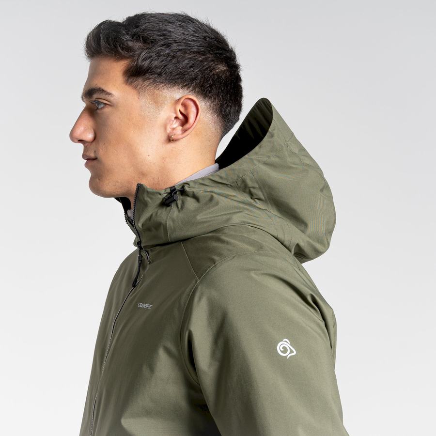 Green Craghoppers Toledo GORE-TEX Men's Jackets | RVV5598YW