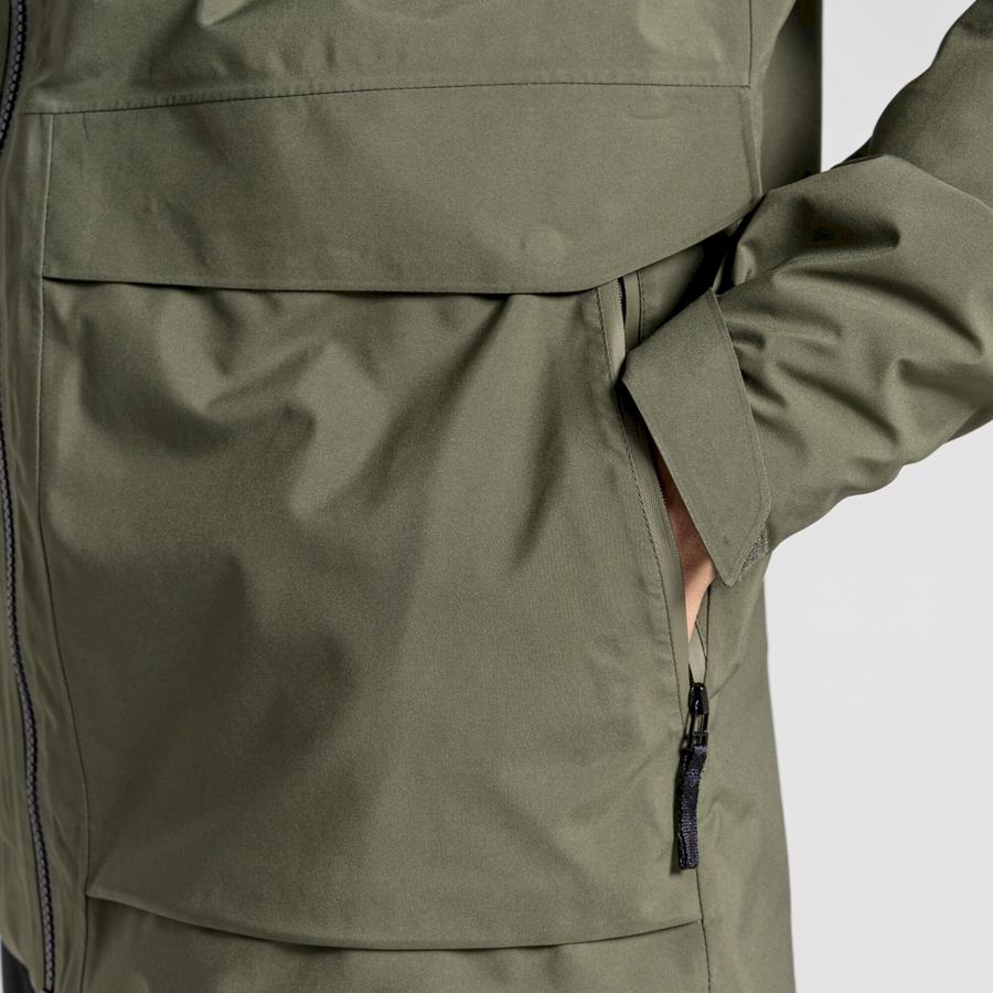 Green Craghoppers Toledo GORE-TEX Men's Jackets | RVV5598YW