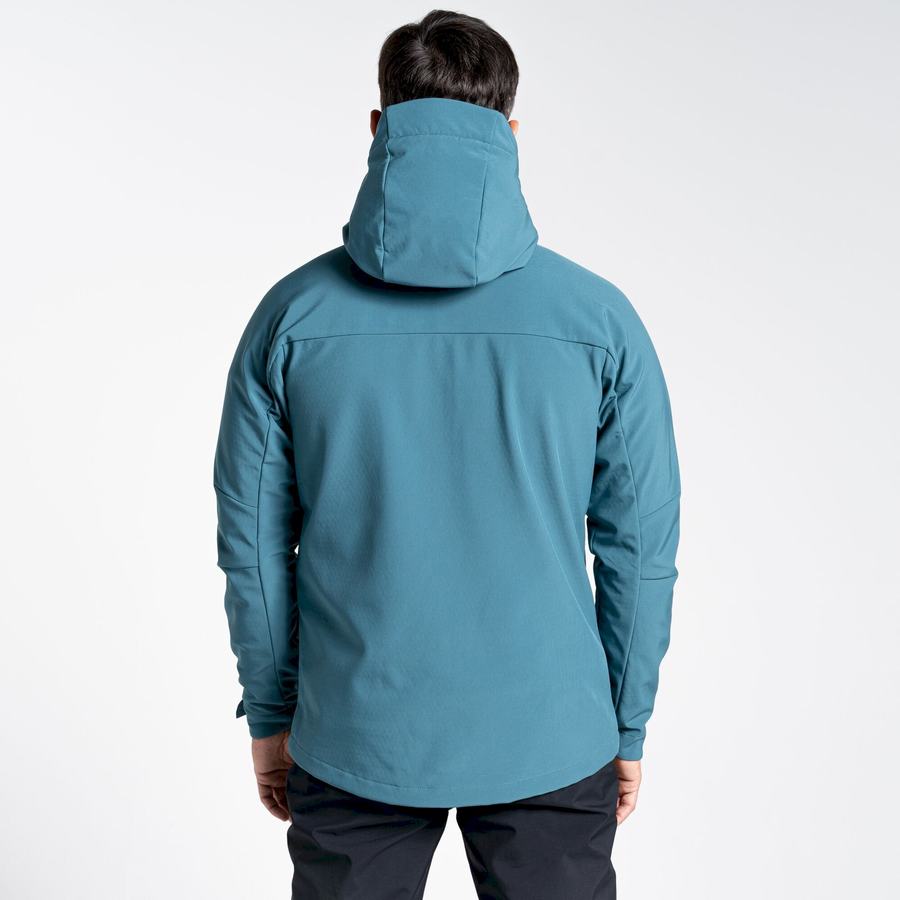 Green Craghoppers Tripp Hooded Men's Jackets | TPI5414JT