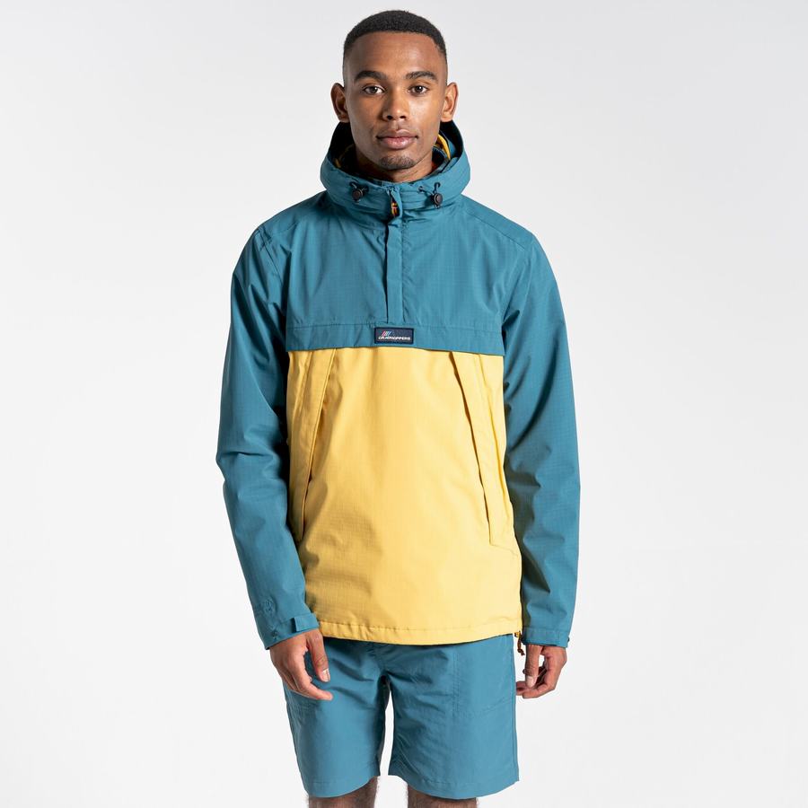 Green Yellow Craghoppers Waterproof Anderson Cagoule Men's Jackets | YPS253VU