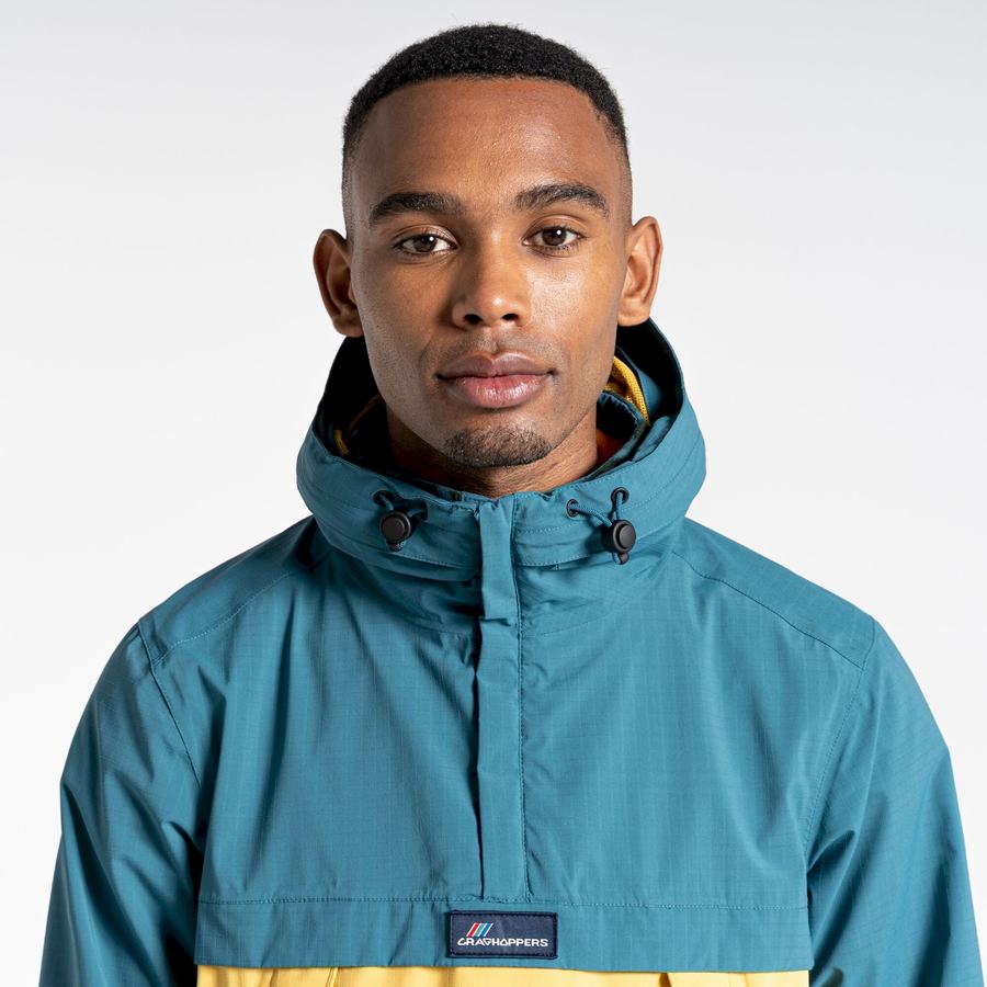 Green Yellow Craghoppers Waterproof Anderson Cagoule Men's Jackets | YPS253VU